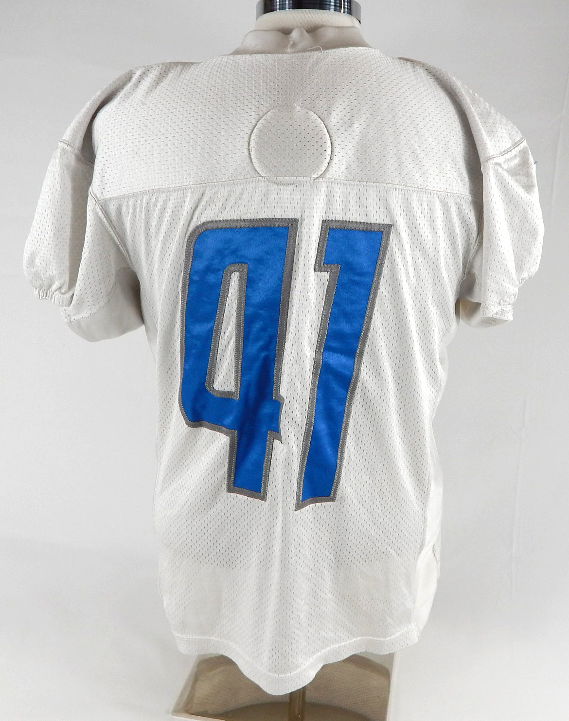 2019 Detroit Lions JD McKissic #41 Game Used White Practice Jersey 343 Pic2