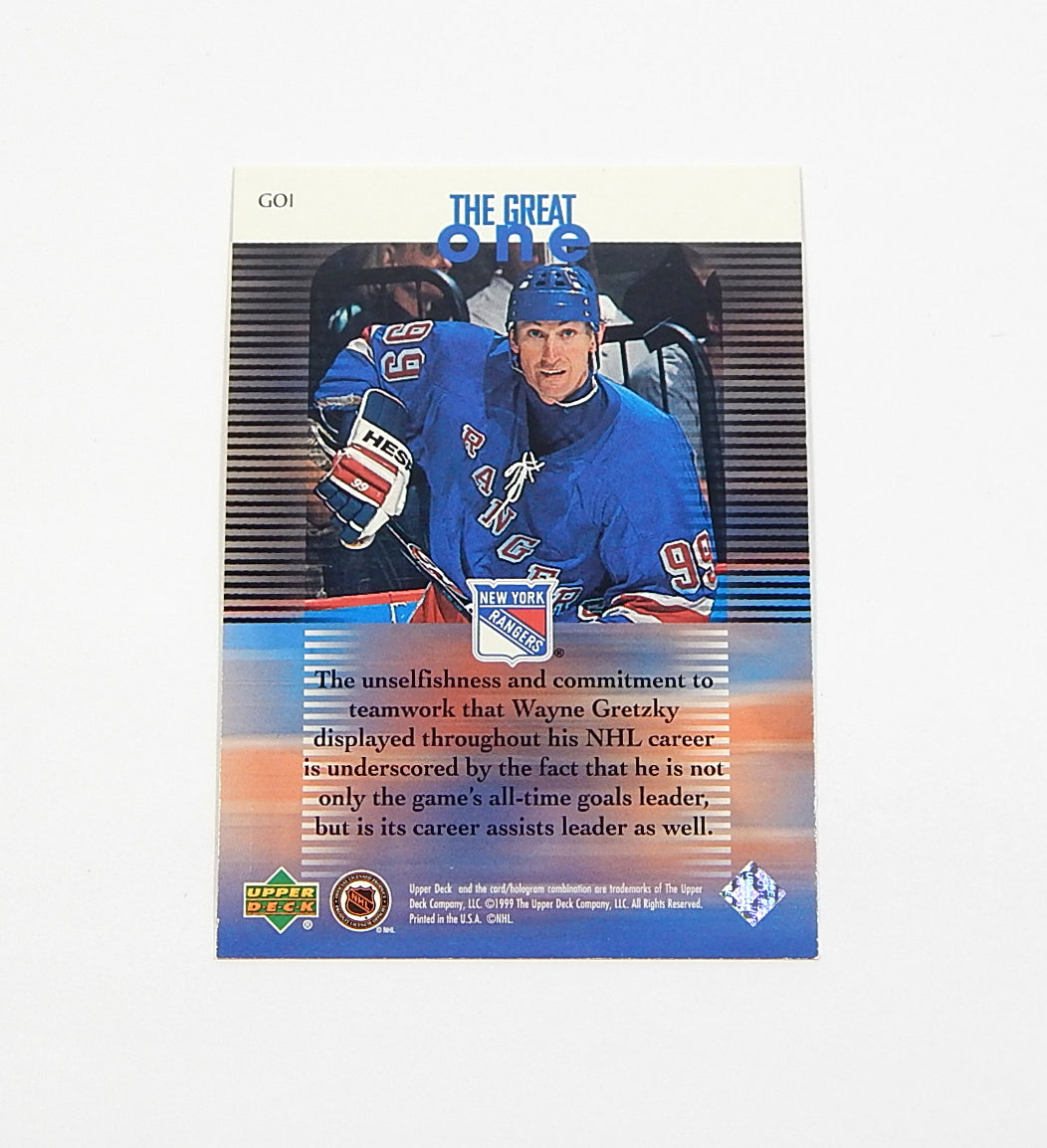 1999 Upper Deck Wayne Gretzky Living Legend The Great One Teamwork #GO1 Pic2
