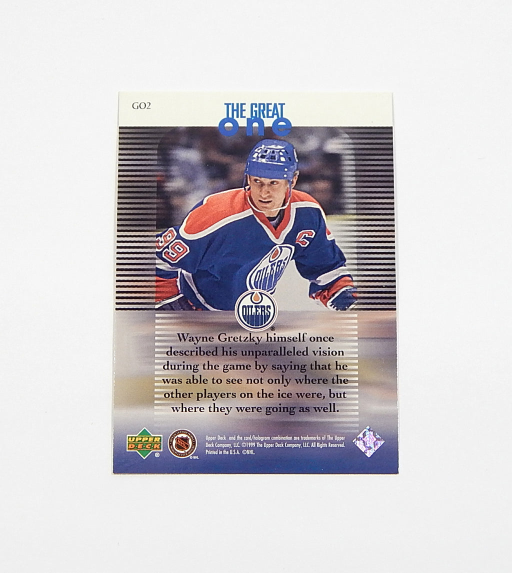 1999 Upper Deck Wayne Gretzky Living Legend The Great One Vision #GO2 Pic2