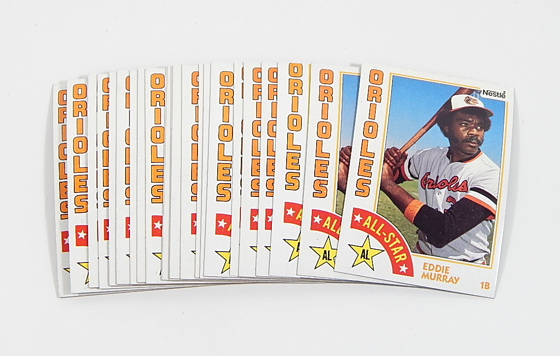 Lot of (23) 1984 Topps Nestle Eddie Murray #397 All Star