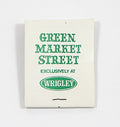 Green Market Street At Wrigley Chicago Vintage Matchbook
