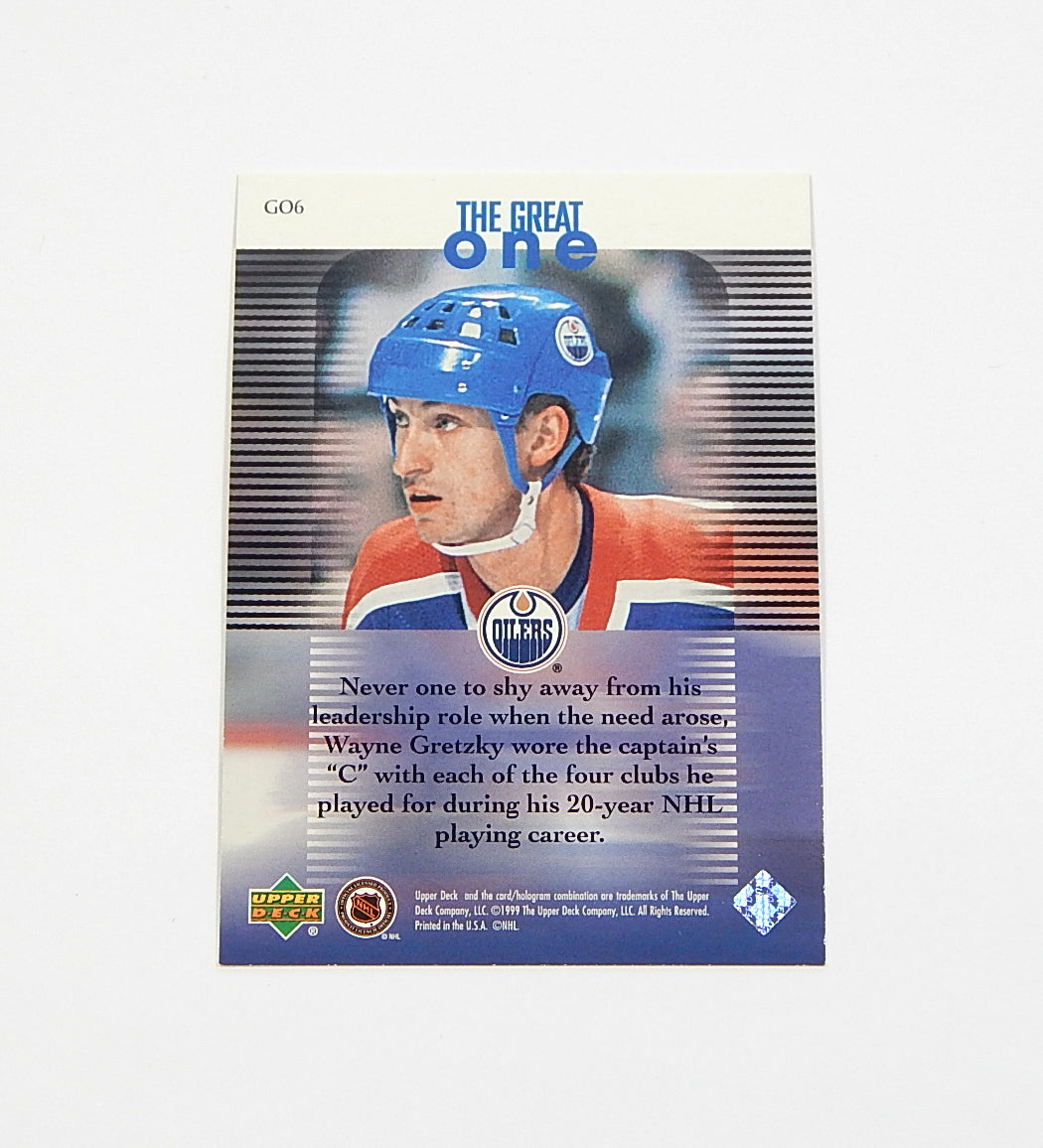 1999 Upper Deck Wayne Gretzky Living Legend The Great One Leadership #GO6 Pic2