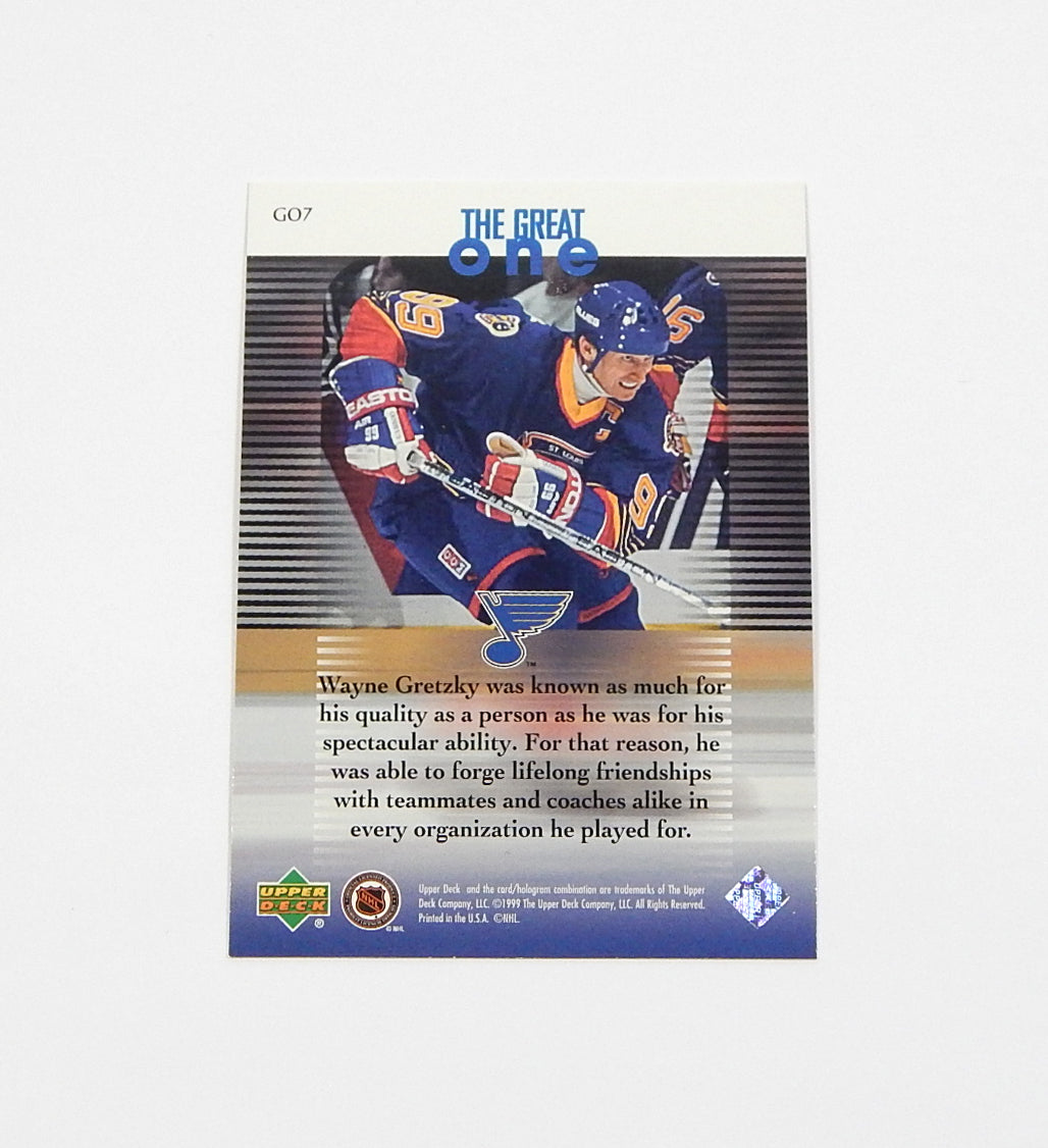 1999 Upper Deck Wayne Gretzky Living Legend The Great One Friendships #GO7 Pic2