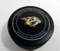 2016 Nashville Predators VS Minnesota Wild Game Used Black Puck DP61231