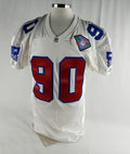 1994 New England Patriots Reggie White #90 Game Issued White Jersey 75th Patch 2