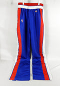 1991-92 Detroit Pistons Game Issued Blue Warm Up Pants 34 105