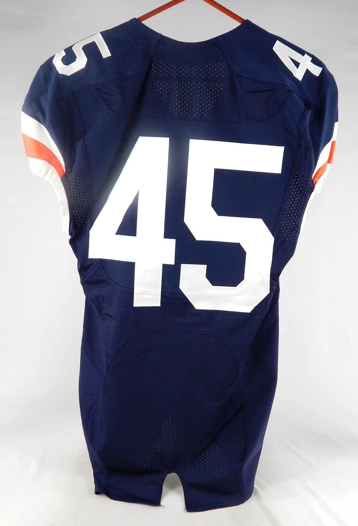 2014-17 Virginia Cavaliers #45 Game Used Navy Jersey Throwback NP Removed 42 179 Pic2