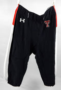 2020 Texas Tech Red Raiders Game Used Black Pants 44 886