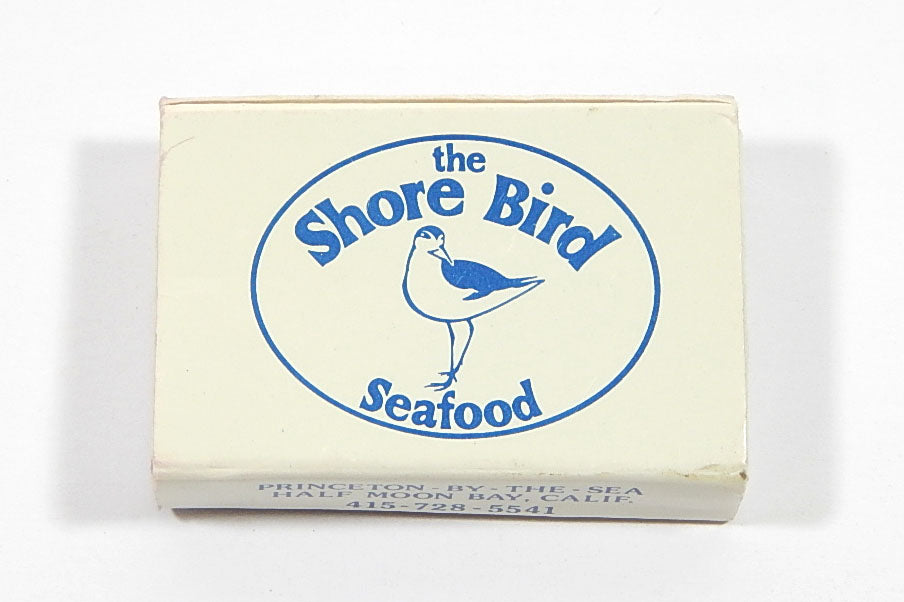The Shore Bird Seafood Restaurant Vintage Matchbox