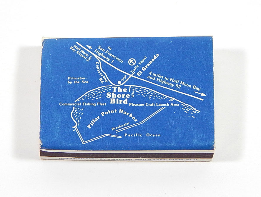 The Shore Bird Seafood Restaurant Vintage Matchbox Pic2
