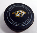 2017 Nashville Predators Vs. Vegas Golden Knights Game Used Black Puck DP61235