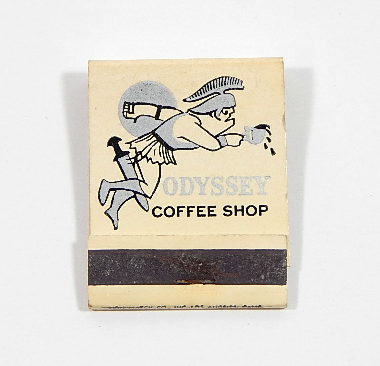 Odyssey Coffee Shop Los Angeles Vintage Matchbook