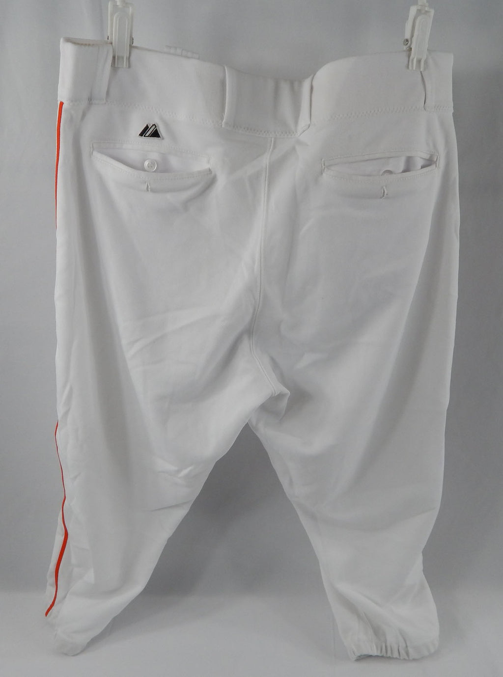 2014 Miami Marlins Steve Cishek #31 Game Used White Pants 38-42-20 454 Pic2
