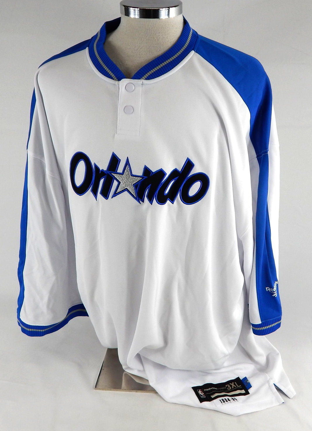 2004-05 Orlando Magic Game Issued White Shooting Shirt Hardwood Classic 3XL 564