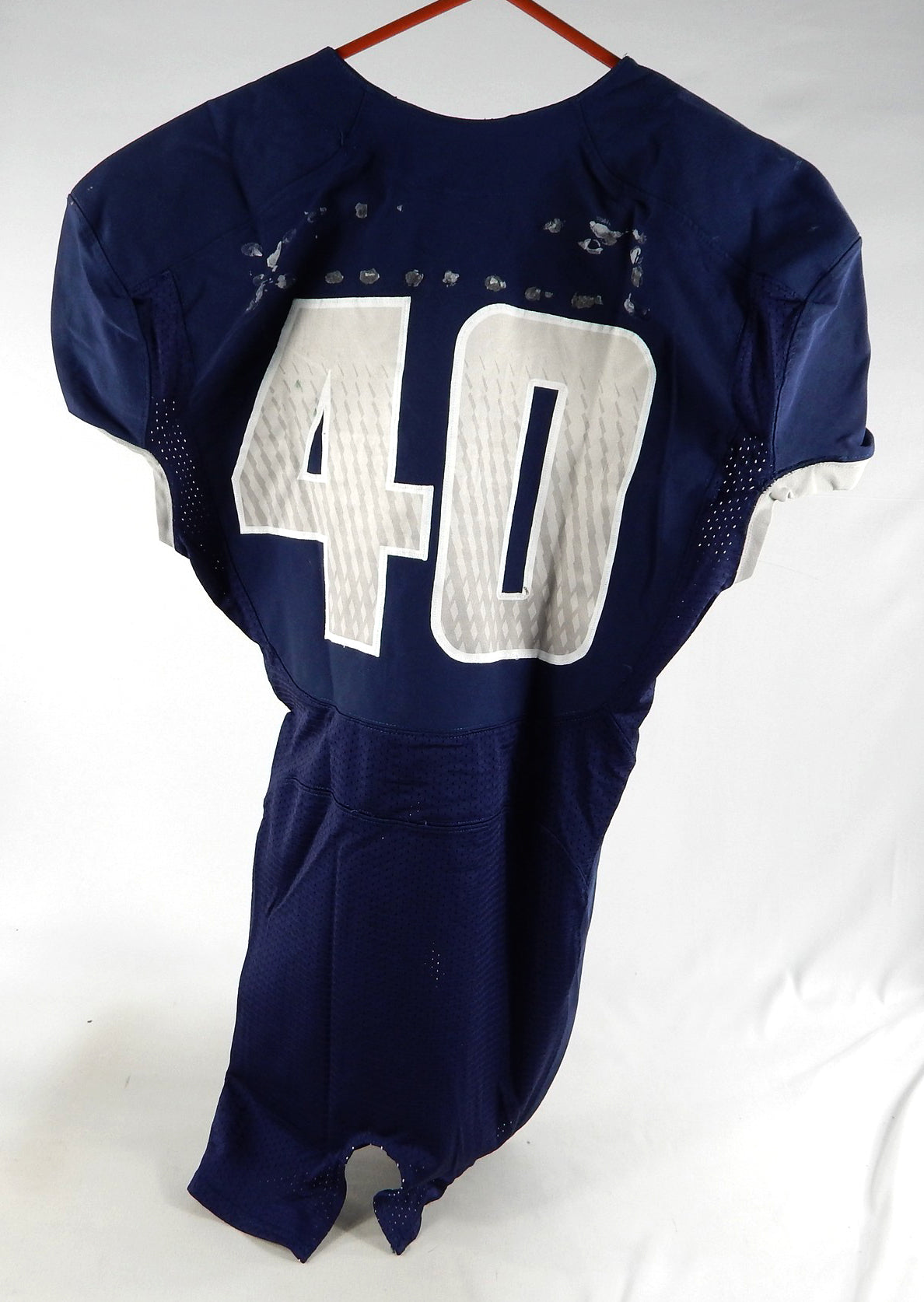 2013 Utah State Aggies #40 Game Used Navy Jersey NP Removed L DP84035 Pic2