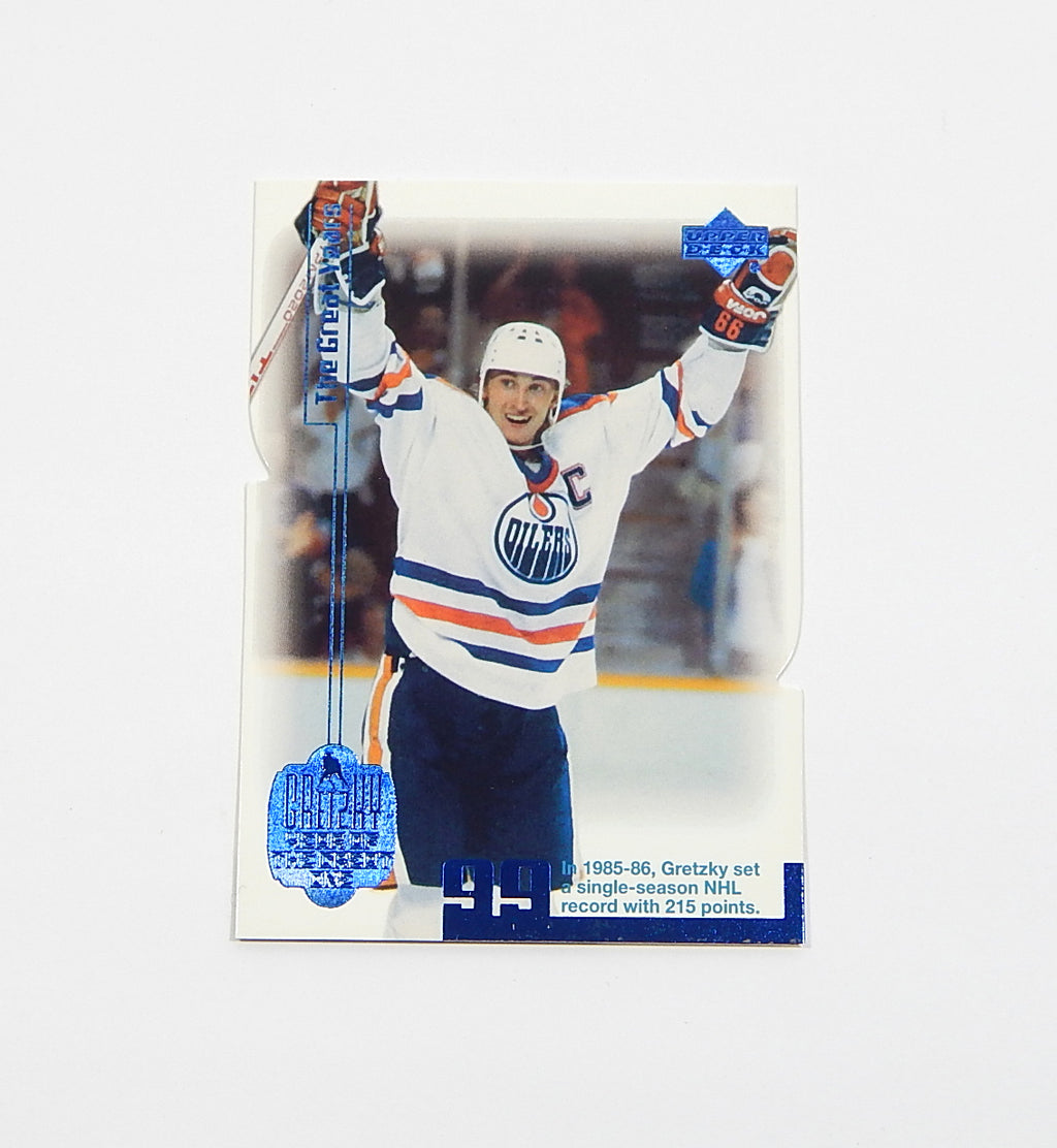 1999 UD Wayne Gretzky Living Legend Year of the Great One #17 Die-Cut #'d /1999