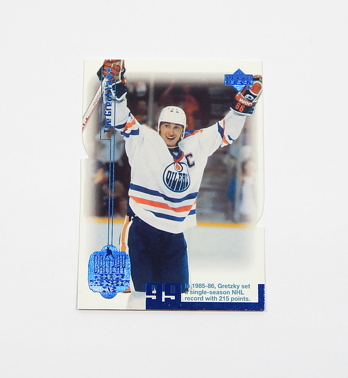 1999 UD Wayne Gretzky Living Legend Year of the Great One #17 Die-Cut #'d /1999