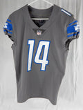 2020 Detroit Lions Kerrith Whyte #14 Game Issued Grey Jersey Color Rush 38 367