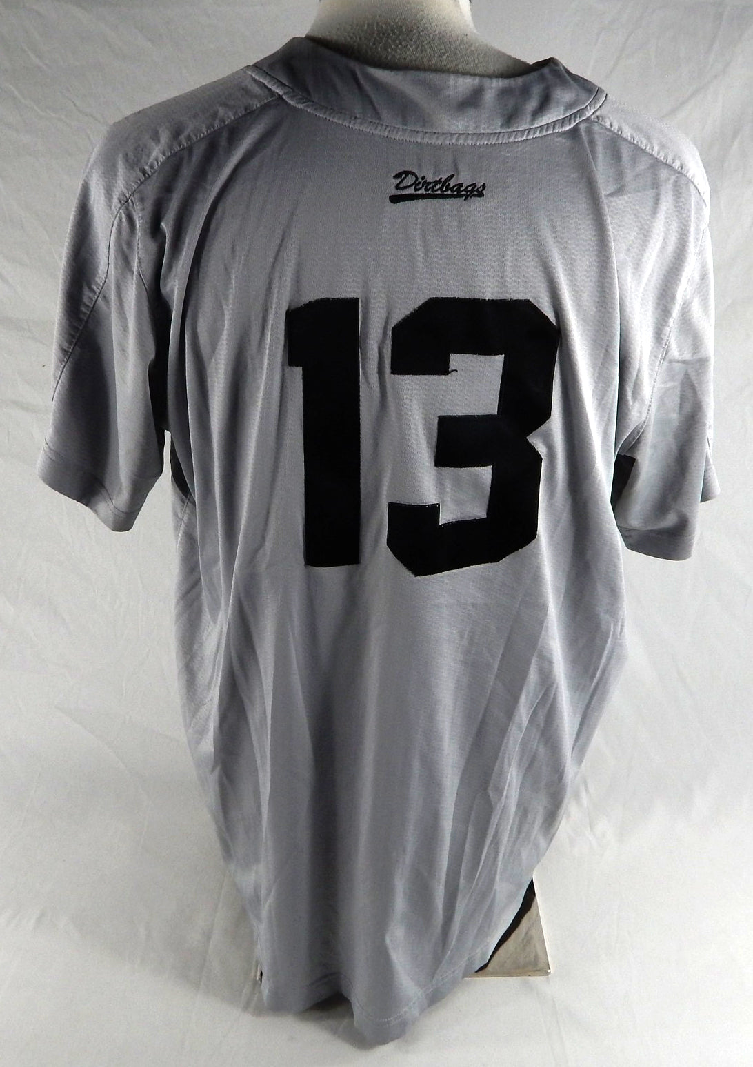 2021 Long Beach State Dirtbags #13 Game Used Grey Jersey Baseball XL 663 Pic2