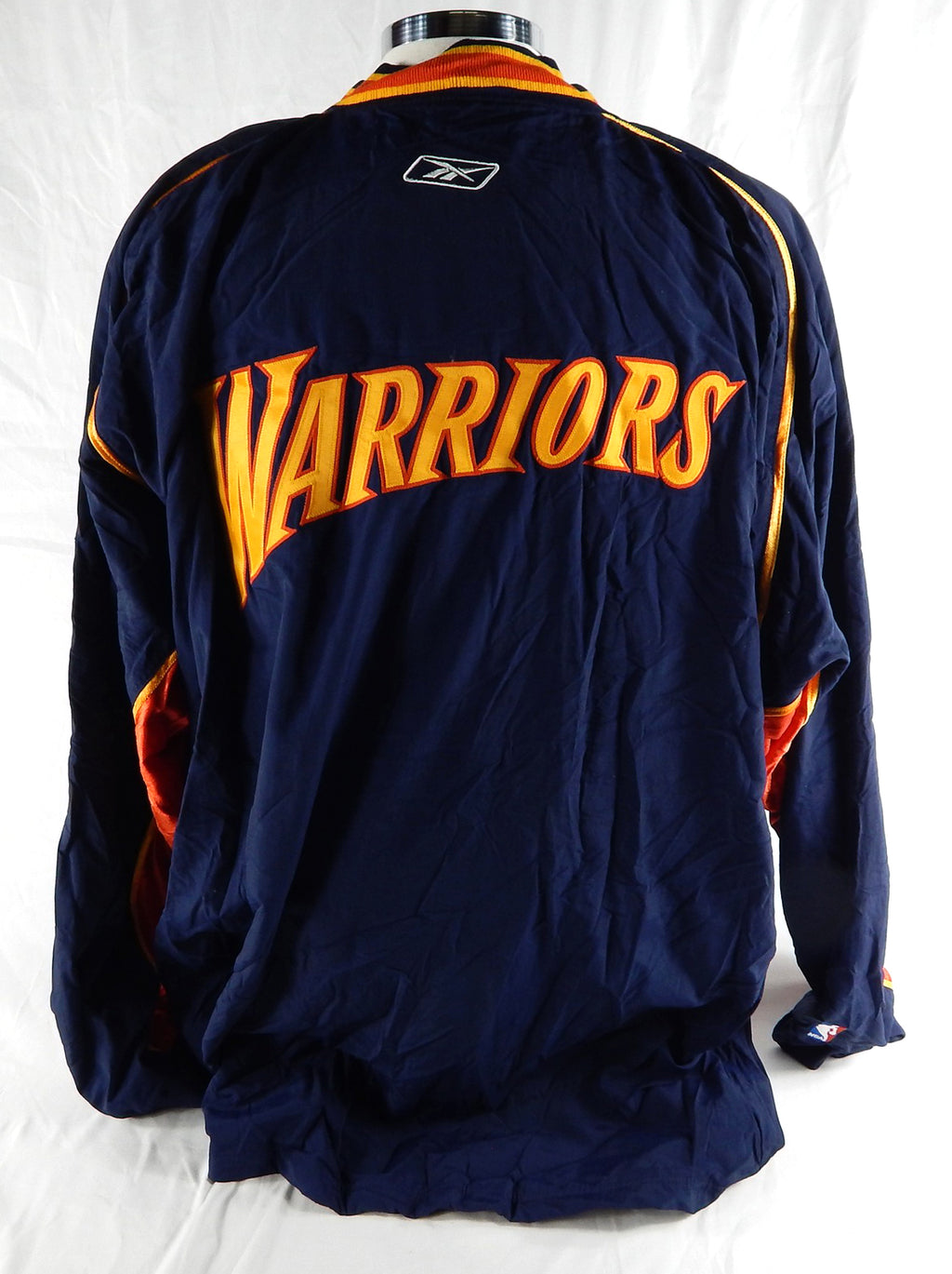 2000s Golden State Warriors Game Issued Navy Warm Up Jacket 56 604 Pic2