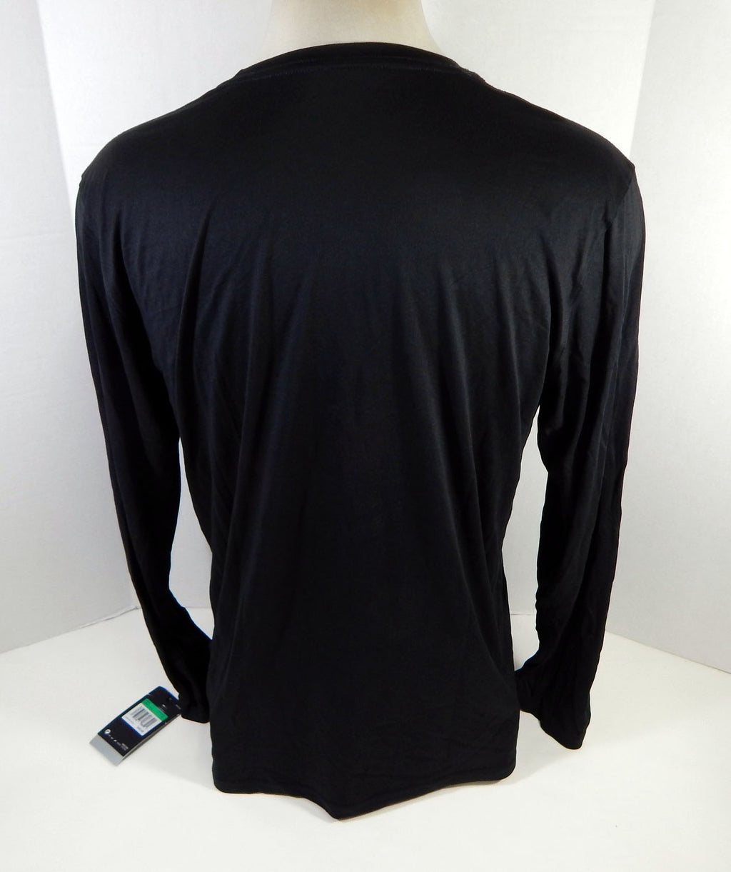 New NBA 2019-20 Detroit Pistons Team Issued Long Sleeve Black Shirt XL NWT 787S Pic2