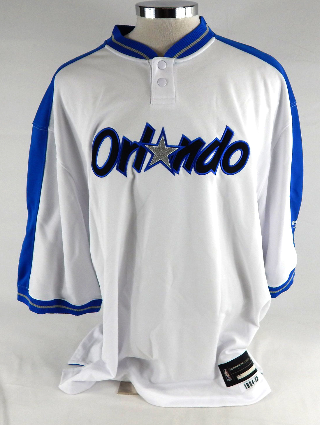2004-05 Orlando Magic Game Issued White Shooting Shirt Hardwood Classic XL 567