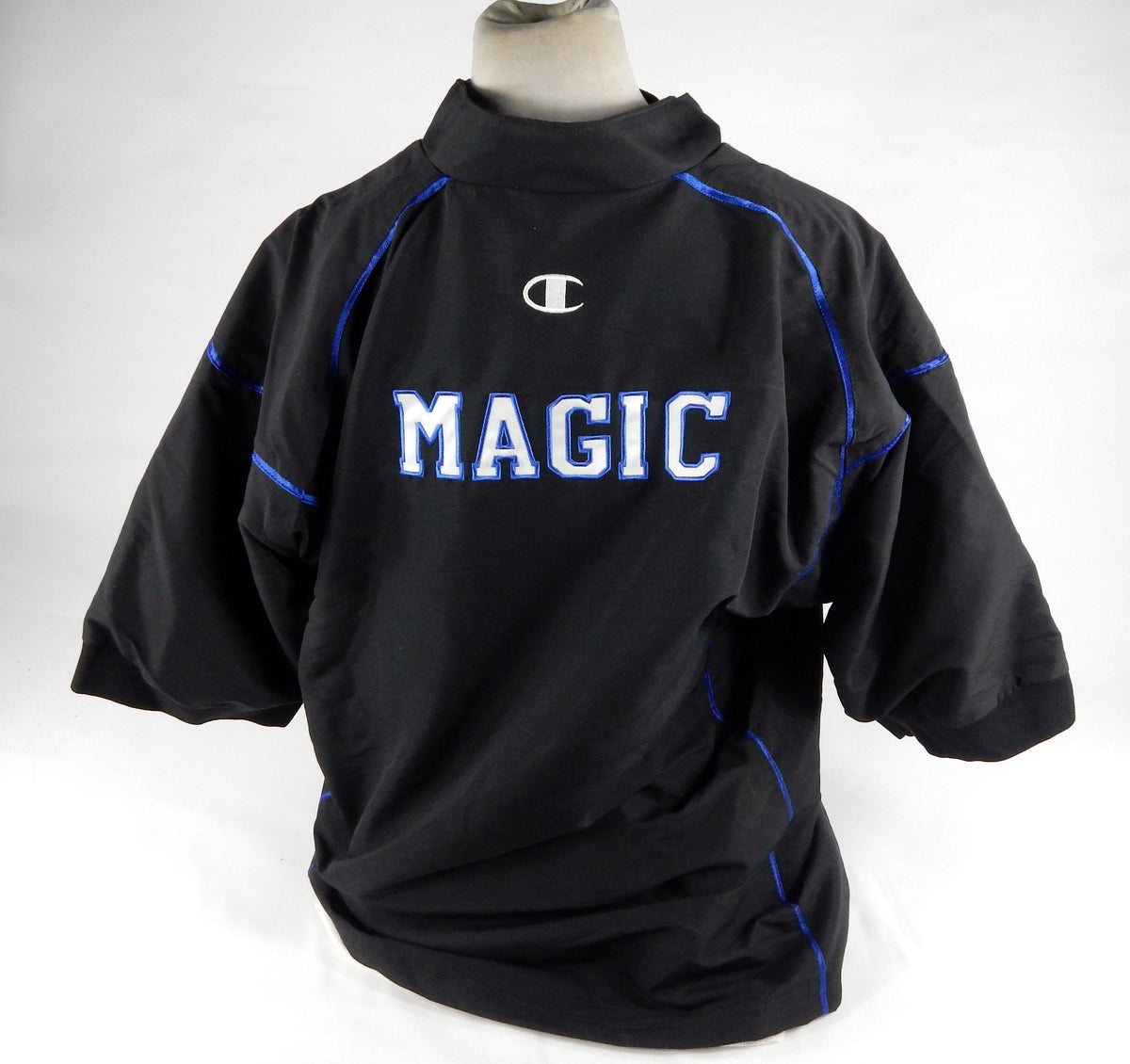 1990s Orlando Magic GameIssued Black Warm Up Jacket 54 DP71959 Pic2
