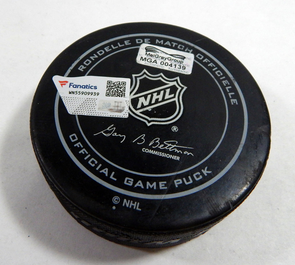 2016 Nashville Predators Vs. Minnesota Wild Game Used Black Puck DP61246 Pic2