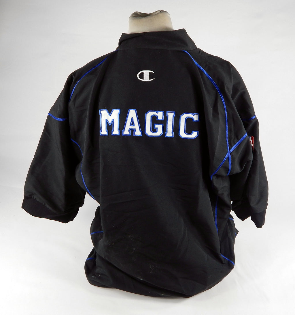 1990s Orlando Magic Game Issued Black Warm Up Jacket 54 DP71960 Pic2