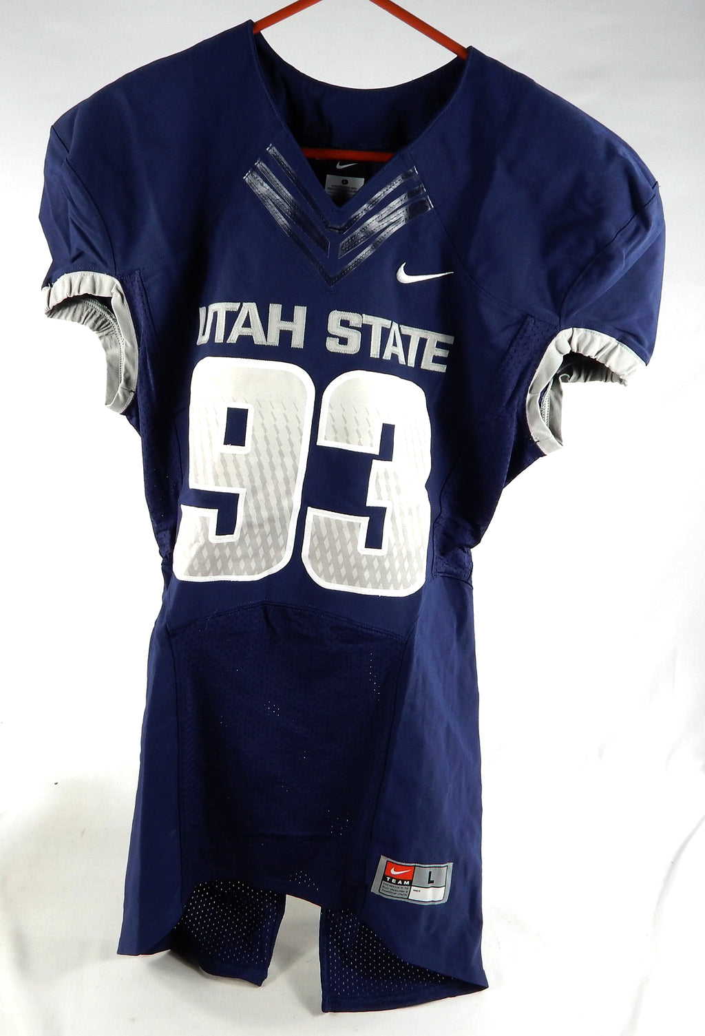 2013 Utah State Aggies #93 Game Issued Navy Jersey L 038
