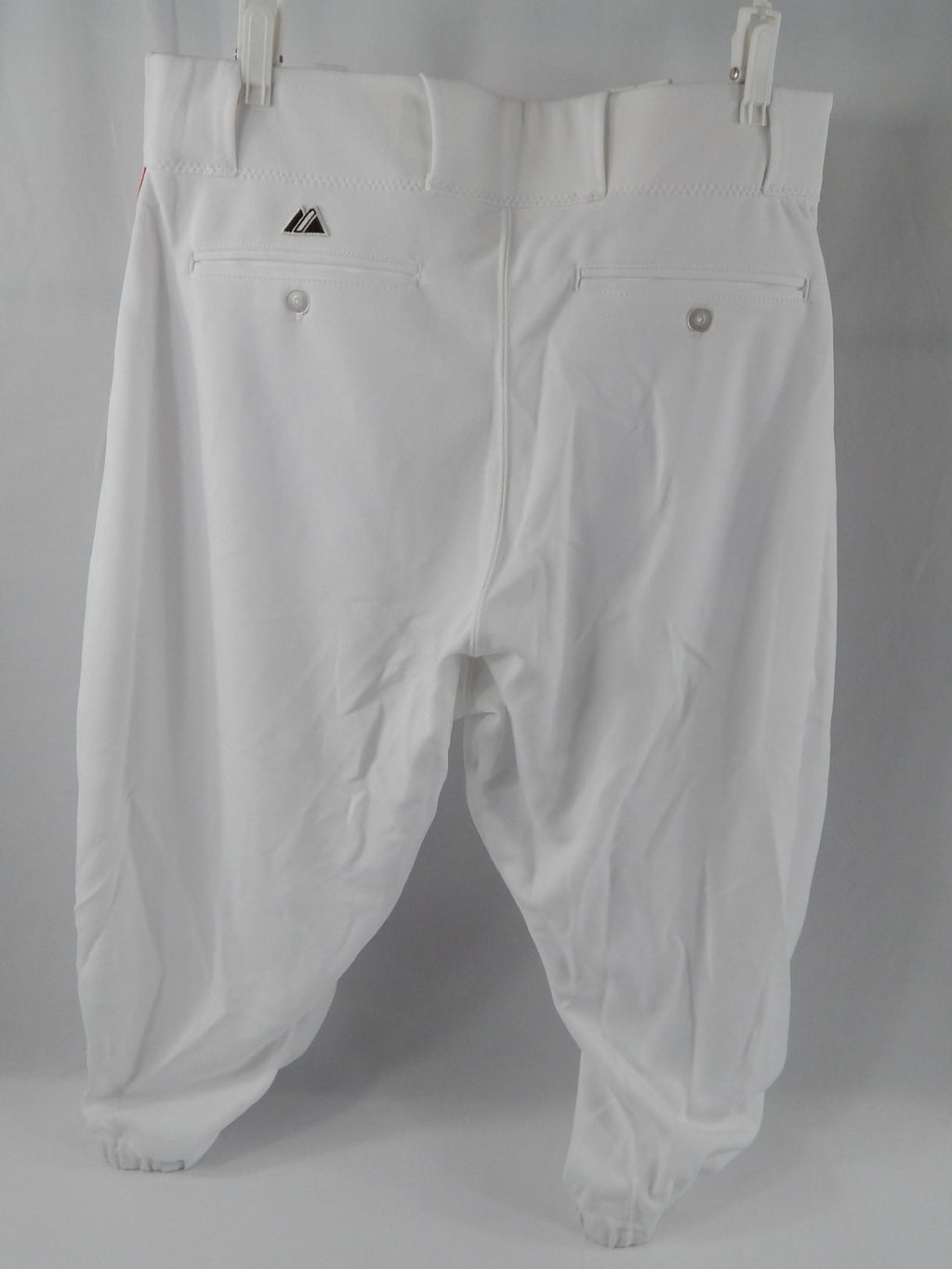 2015 Miami Marlins Reed Johnson #5 Game Used White Pants 34-47-19 461 Pic2