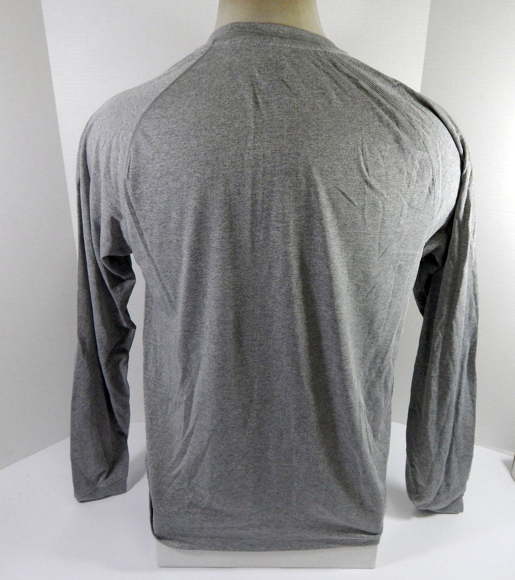 2011-12 New Orleans Hornets Team Issued Grey Training Long Sleeve Shirt M 62 Pic2