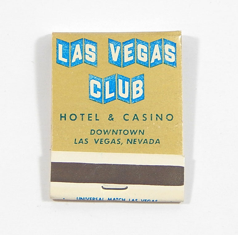 Las Vegas Club Jack Pot Arcade Hotel & Casino Vintage Full Matchbook Pic2