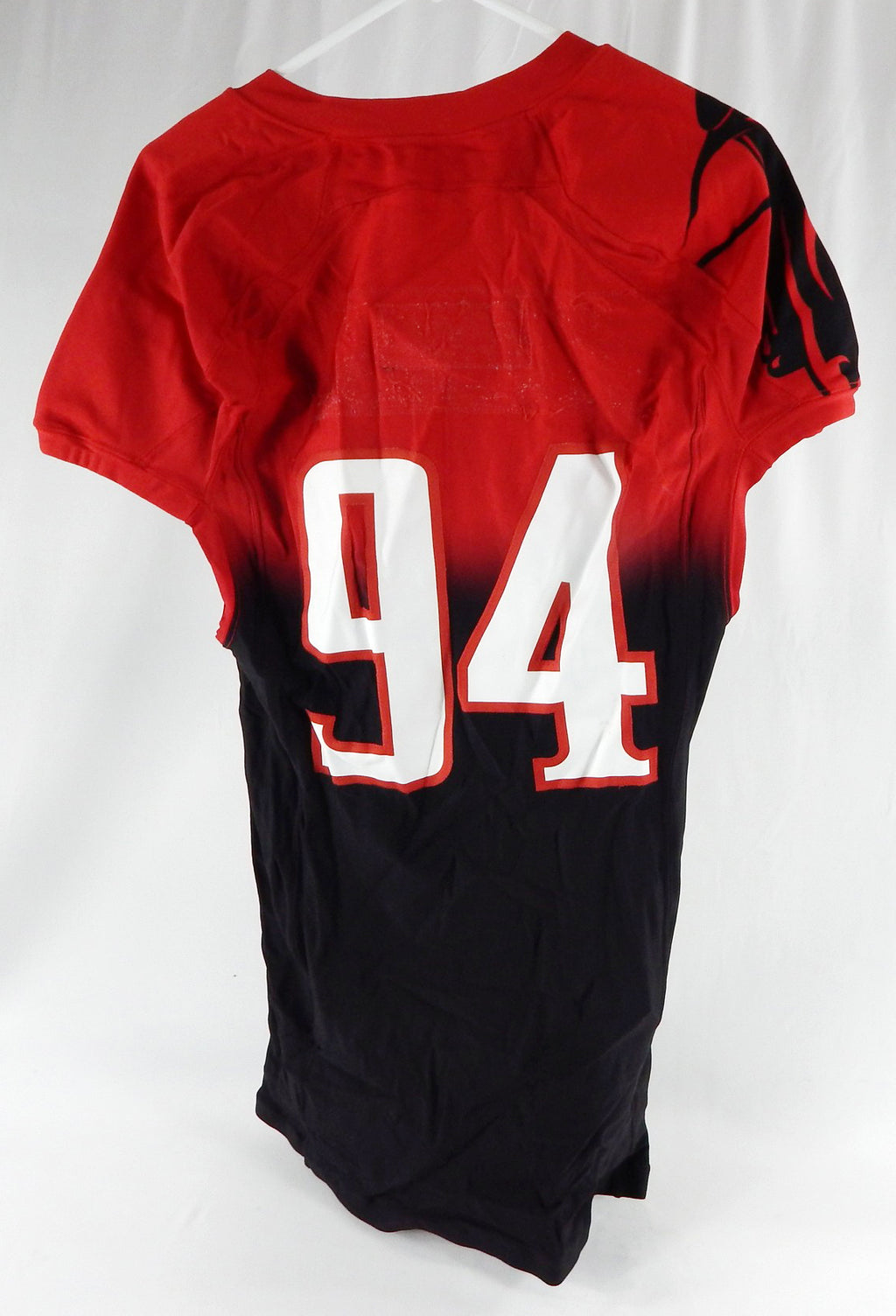 2014 Texas Tech Red Raiders #94 Game Used Red Jersey Football NP R 48 616 Pic2