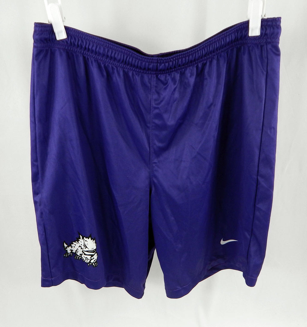 2019 Texas Christian TCU Horned Frogs Game Issued Purple Shorts XL DP110367