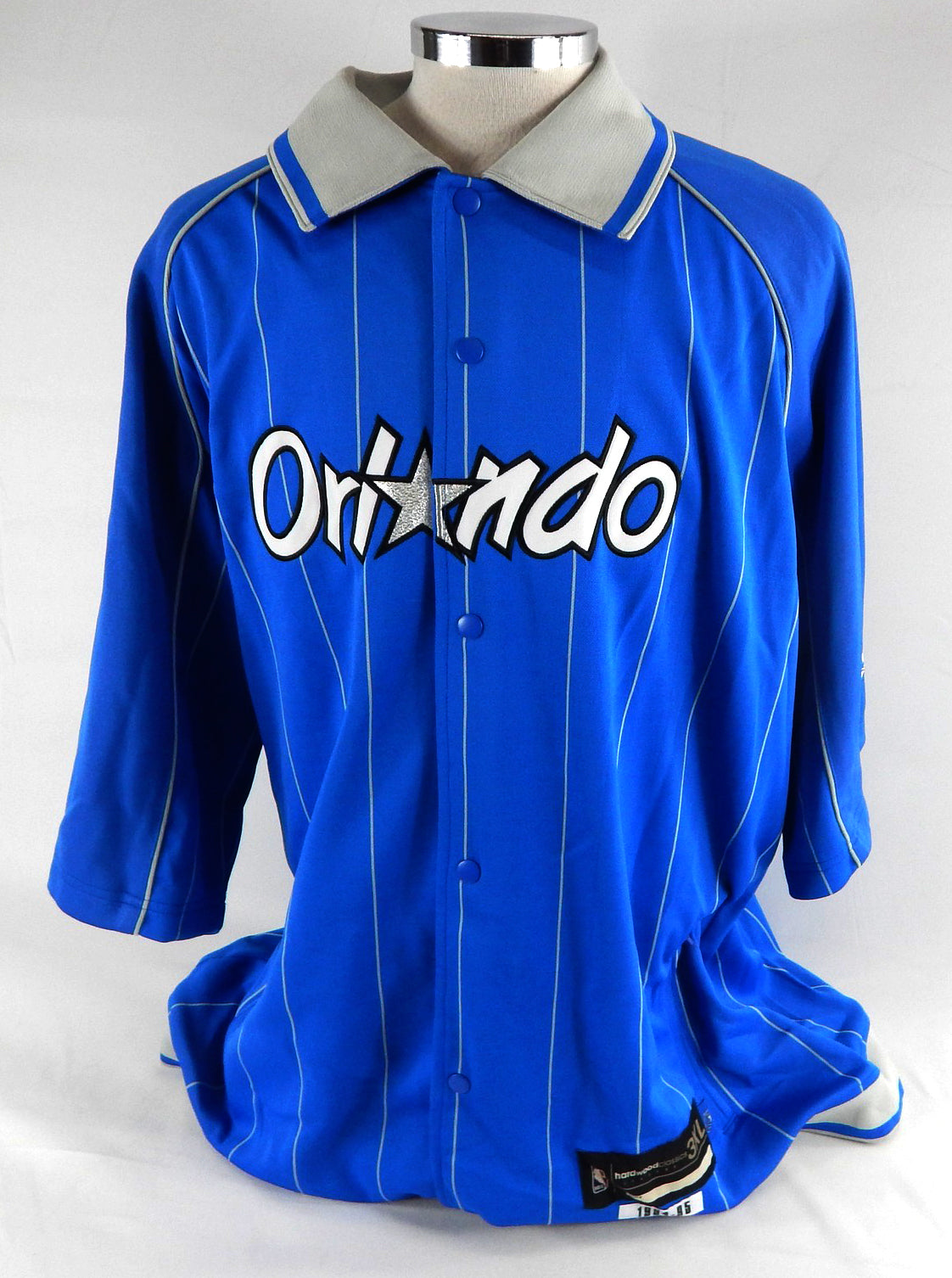 2004-05 Orlando Magic Game Issued Blue Shooting Shirt Hardwood Classic 3XL 570