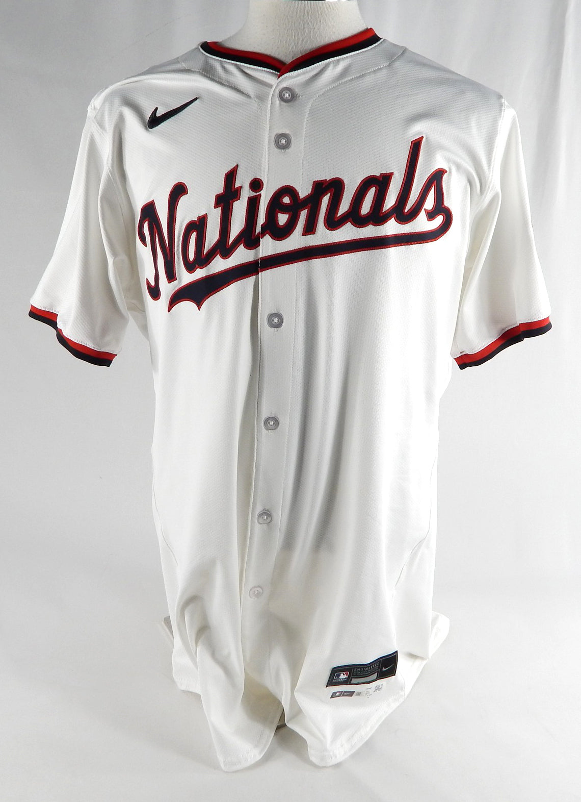 2024 Washington Nationals Amos Willingham #54 Game Issued White Jersey 46 9