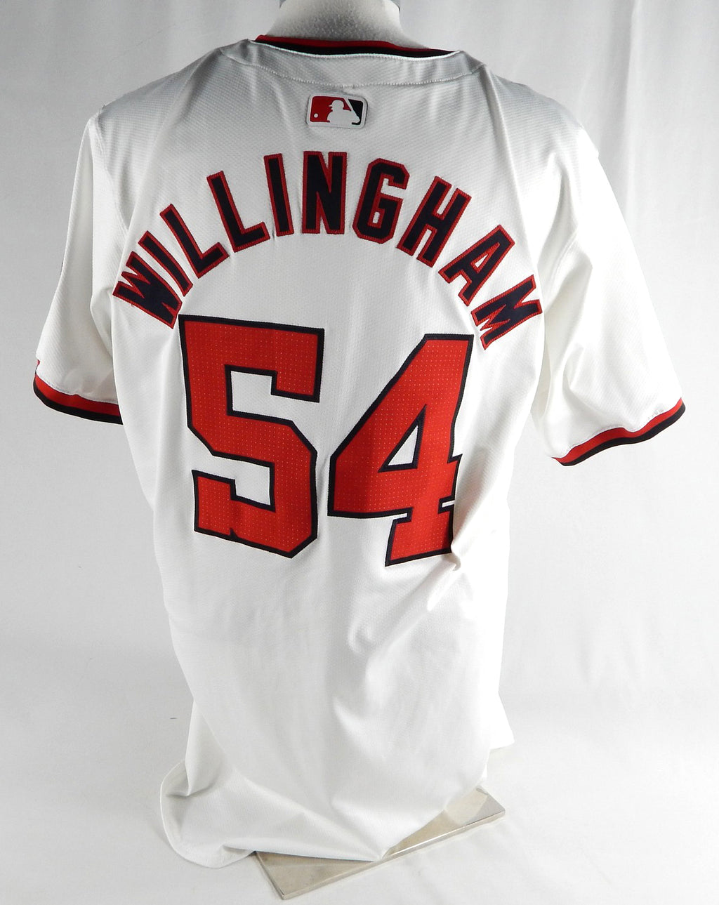 2024 Washington Nationals Amos Willingham #54 Game Issued White Jersey 46 9 Pic2