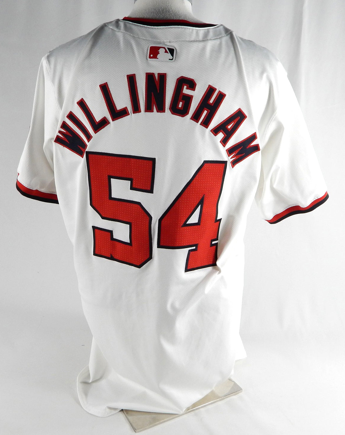 2024 Washington Nationals Amos Willingham #54 Game Issued White Jersey 46 9 Pic2