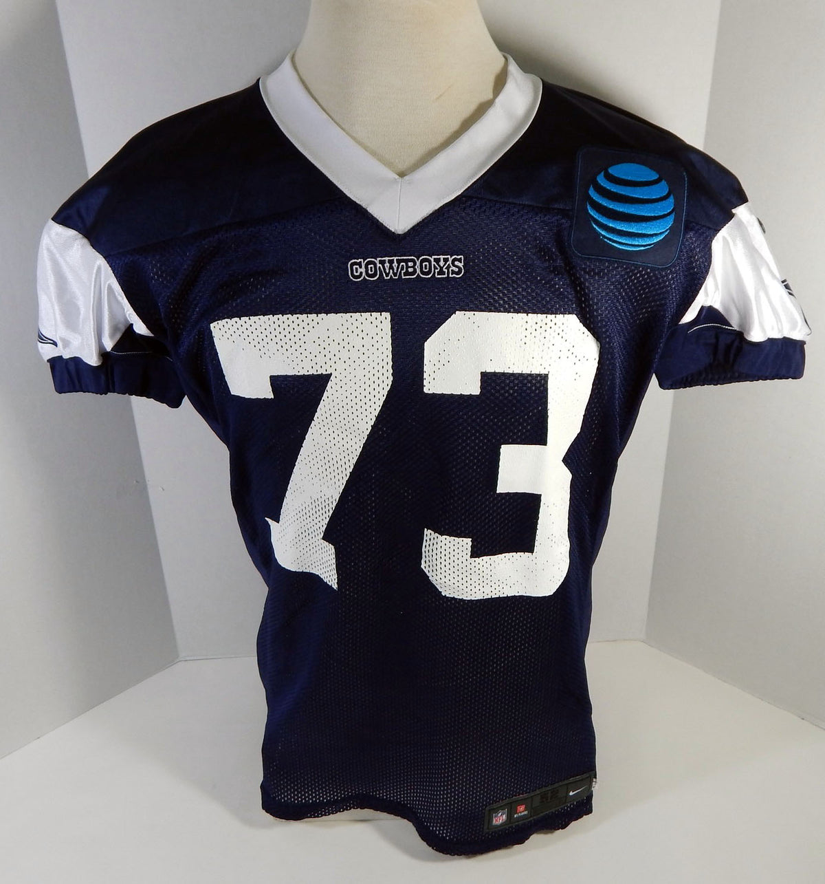 2018 Dallas Cowboys Joe Looney #73 Game Issued Navy Practice Jersey 52 71