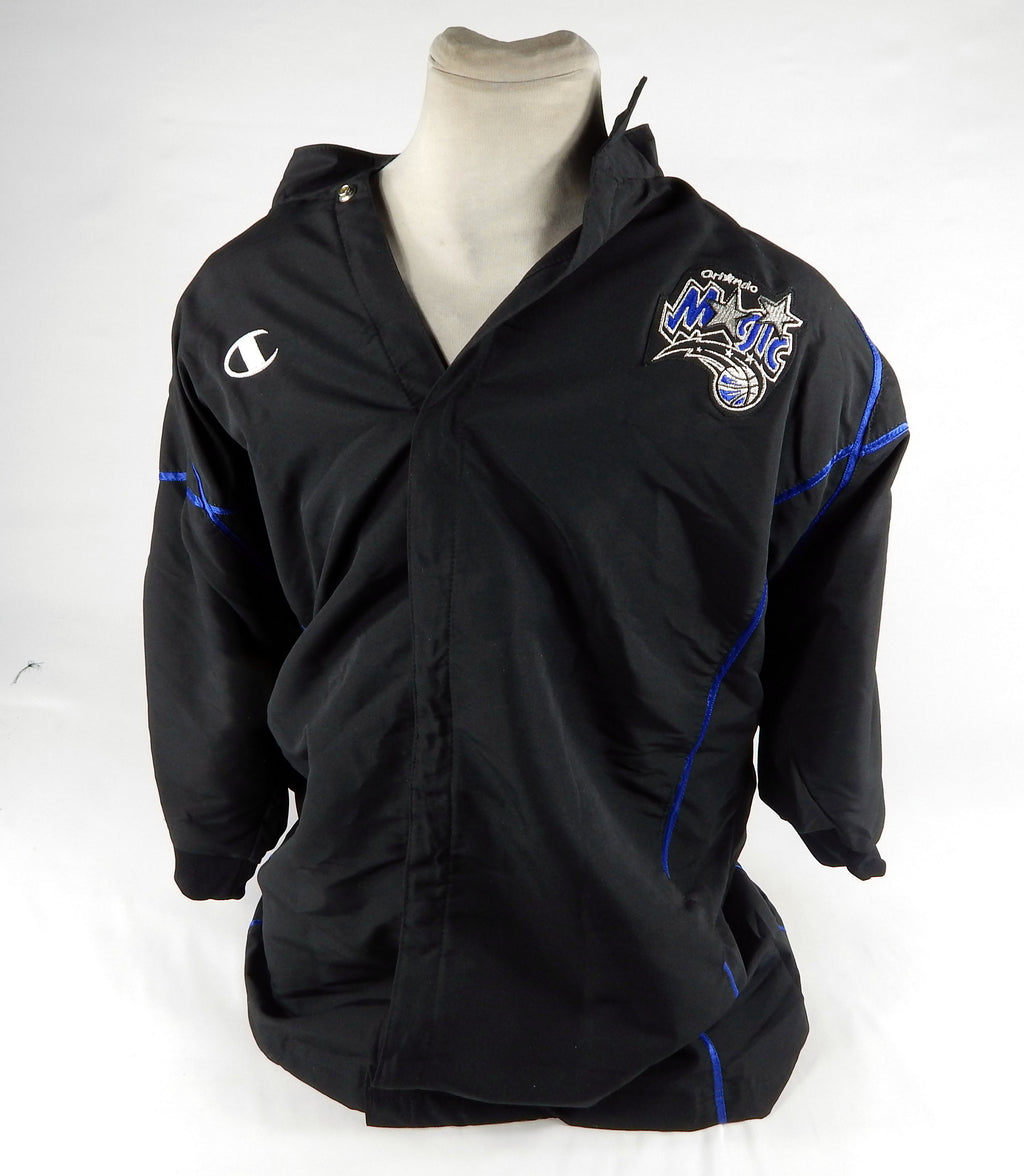 1990s Orlando Magic GameIssued Black Warm Up Jacket 54 DP71964