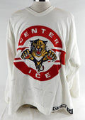 1990s Florida Panthers Vasilyev #53 Game Used White Practice Jersey 56 621