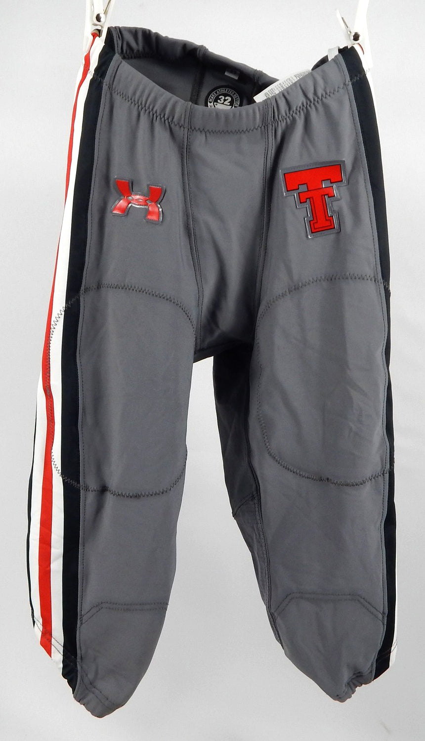 2021 Texas Tech Red Raiders Game Used Grey Pants 32 909