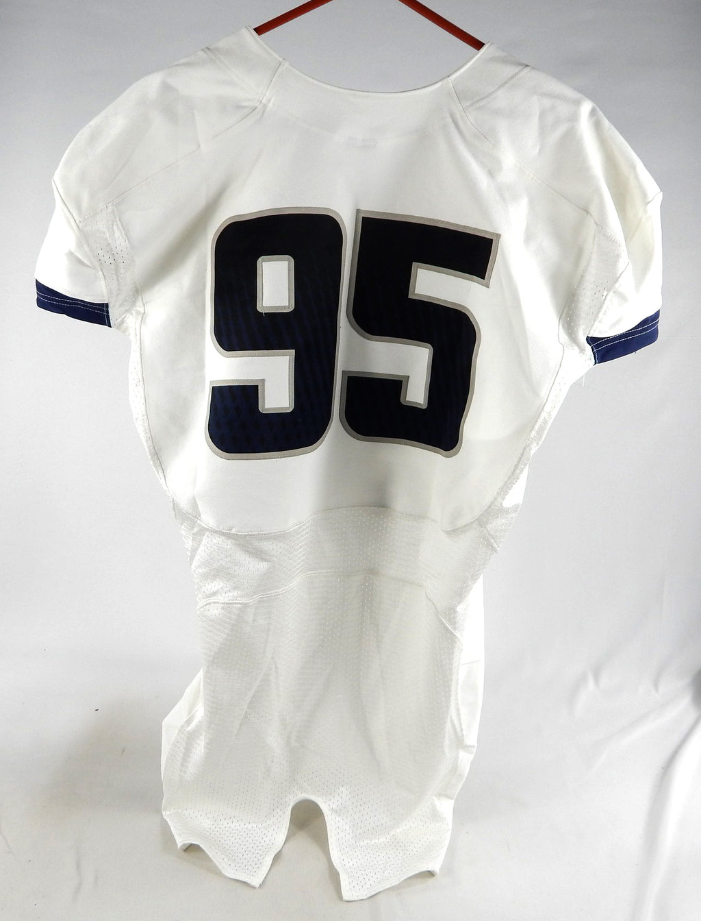 2014 Utah State Aggies #95 Game Issued White Jersey NP Rem XL 041 Pic2