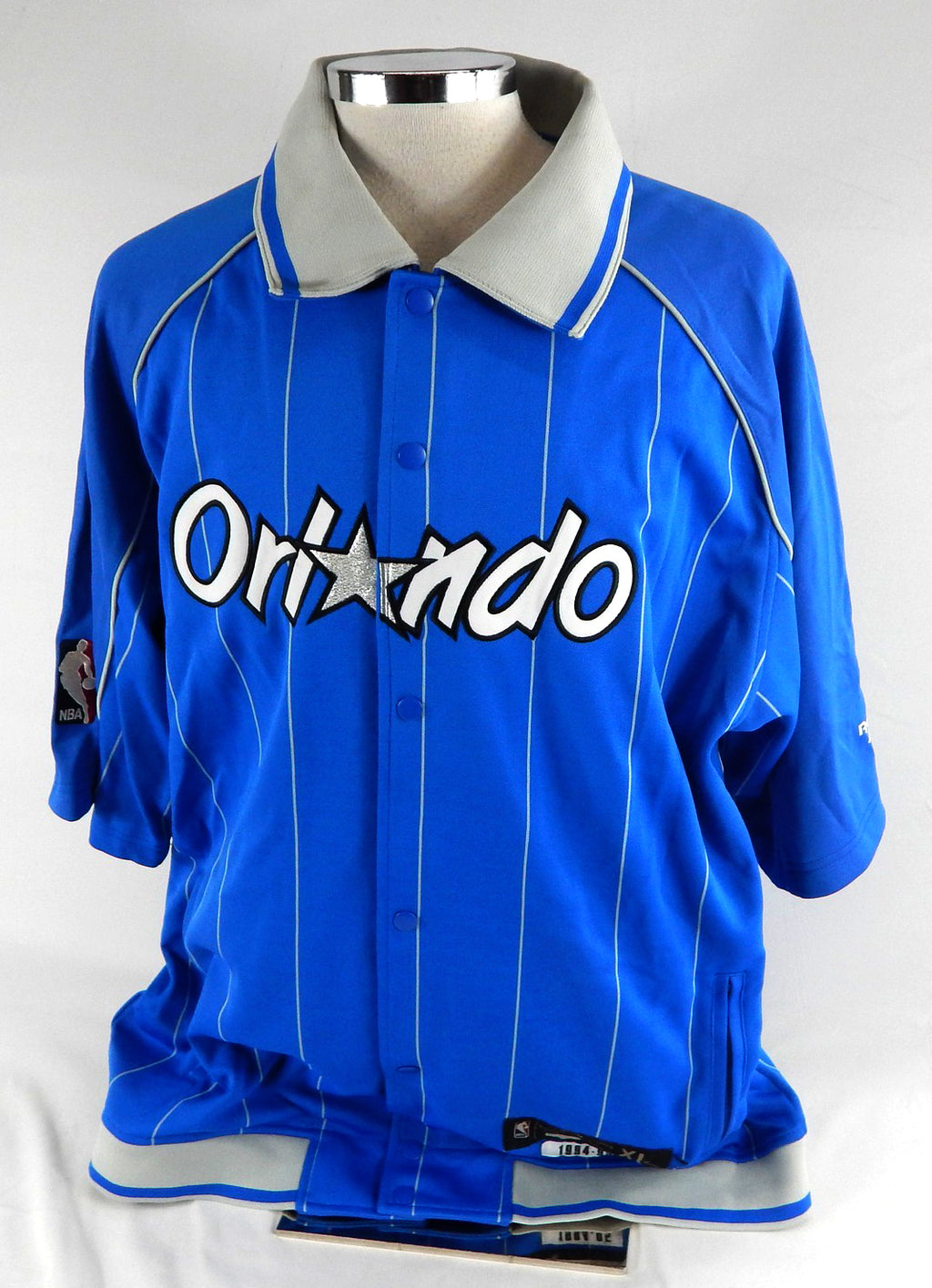 2004-05 Orlando Magic Game Issued Blue Shooting Shirt Hardwood Classic XL 572