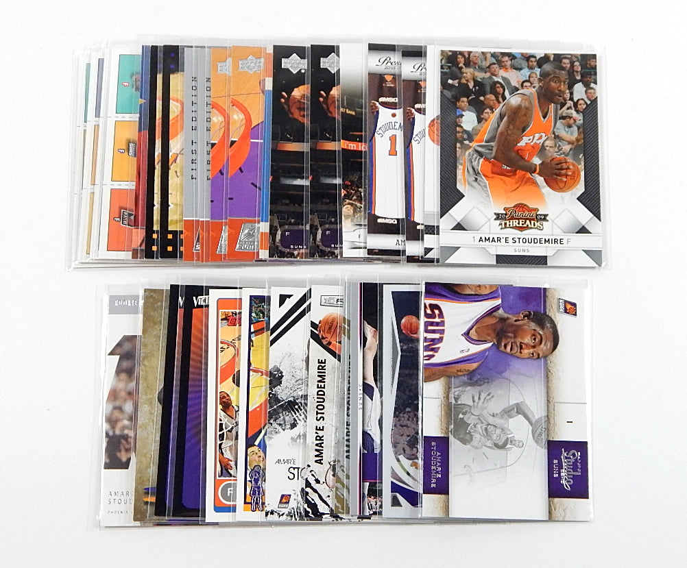 Lot of (31) Amar'e Stoudemire Assorted Cards 2002-2011 Topps UD Panini Prestige