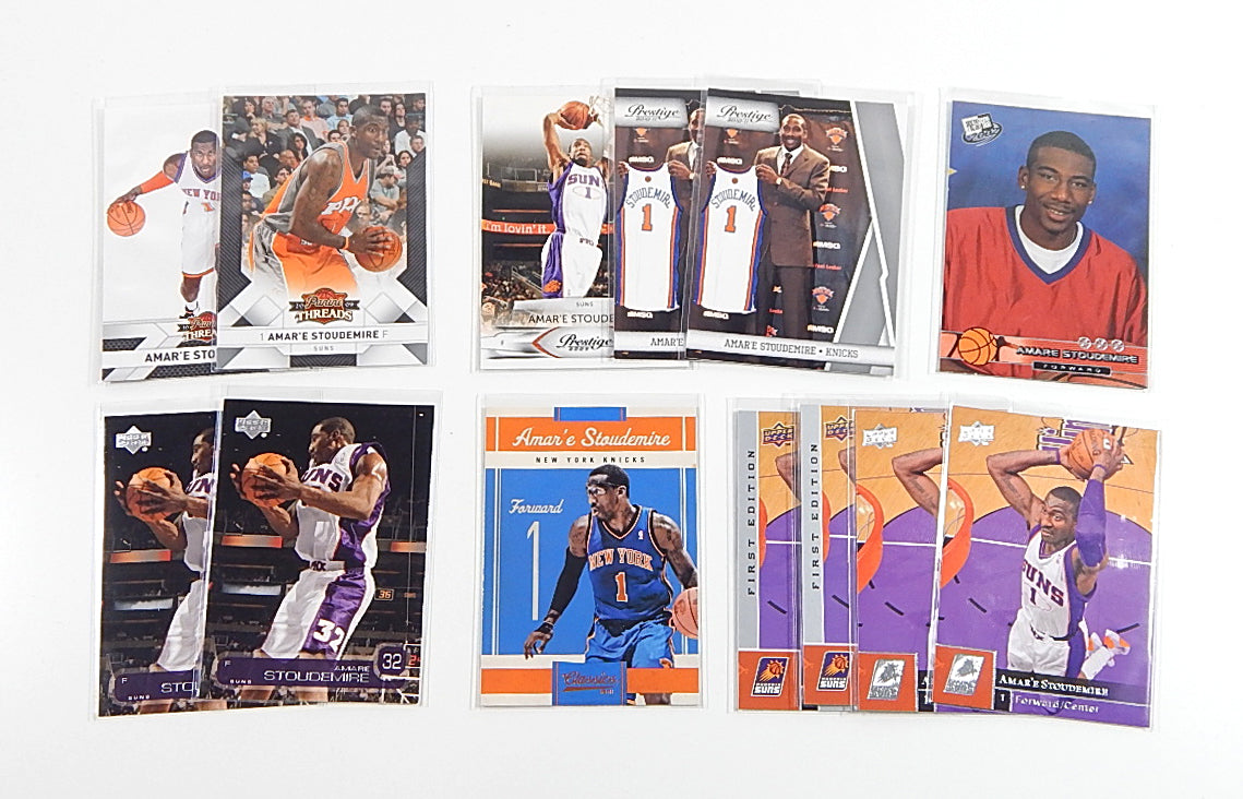Lot of (31) Amar'e Stoudemire Assorted Cards 2002-2011 Topps UD Panini Prestige Pic2