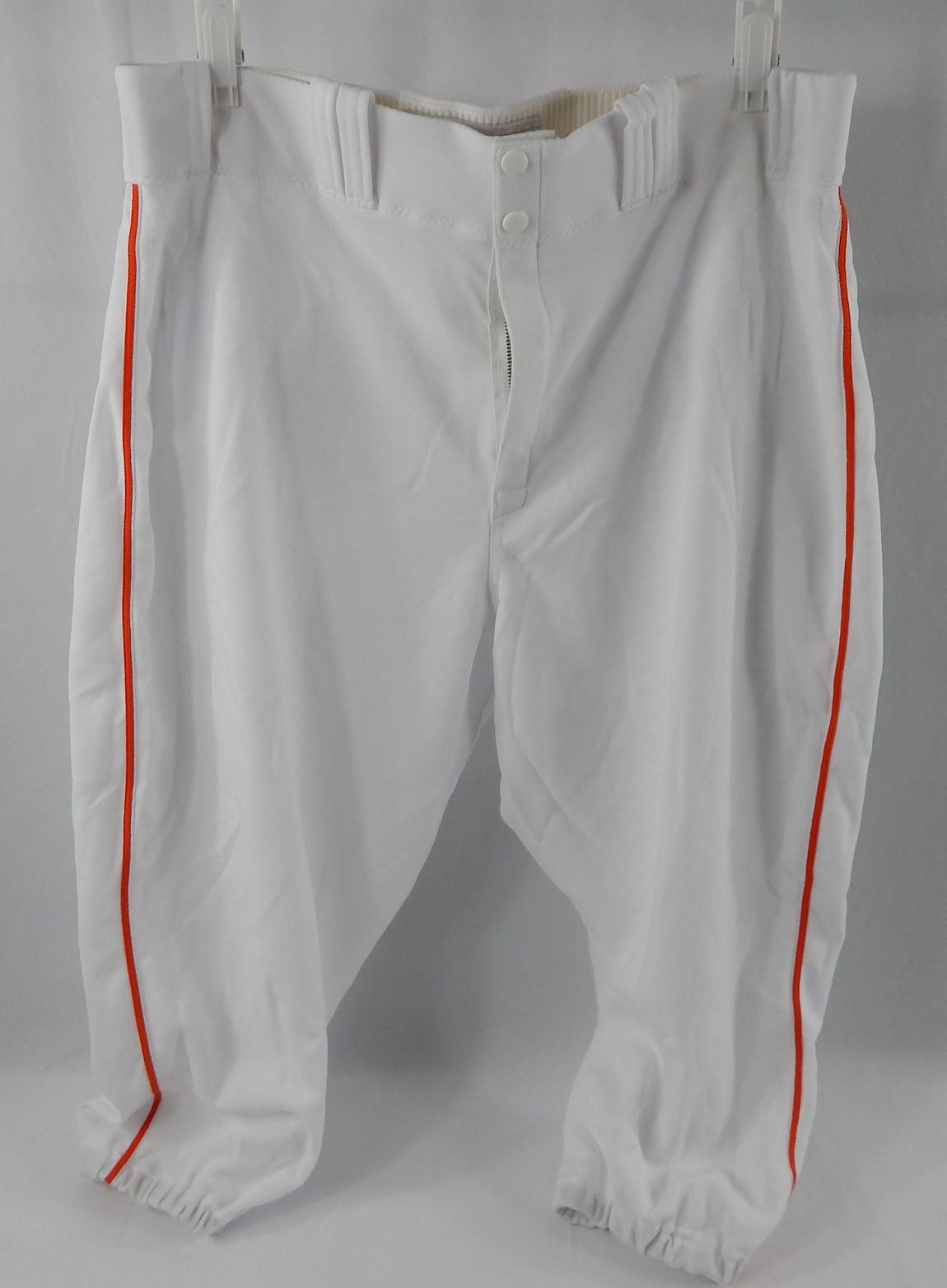 2014 Miami Marlins Jeff Baker #10 Game Issued White Pants 37.5-50-18.5 465