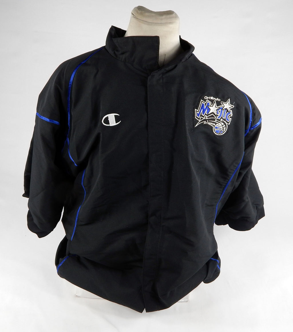 1990s Orlando Magic Game Issued Black Warm Up Jacket 50 DP71966