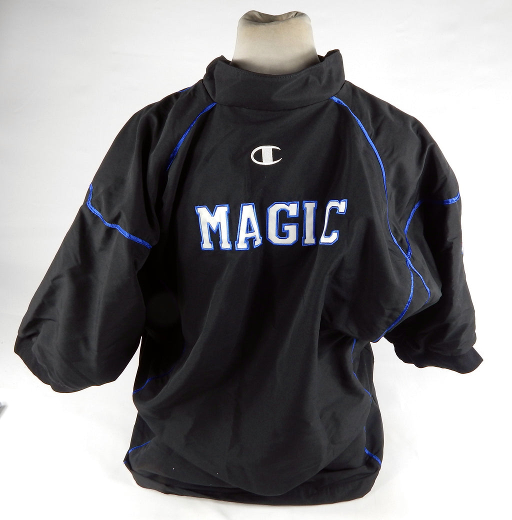 1990s Orlando Magic Game Issued Black Warm Up Jacket 50 DP71966 Pic2